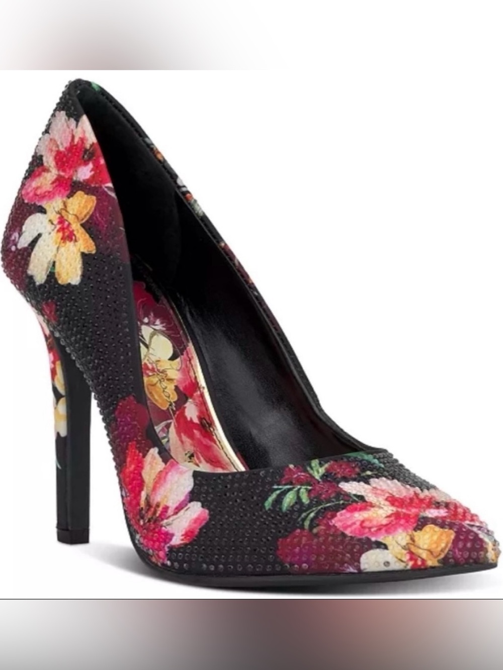 Jessica Simpson New Cassani High Heel Pumps Floral Rhinestone Size 6